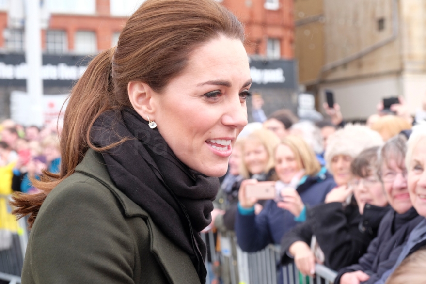 Duchess of Cambridge meeting the public on Blackpool’s Comedy